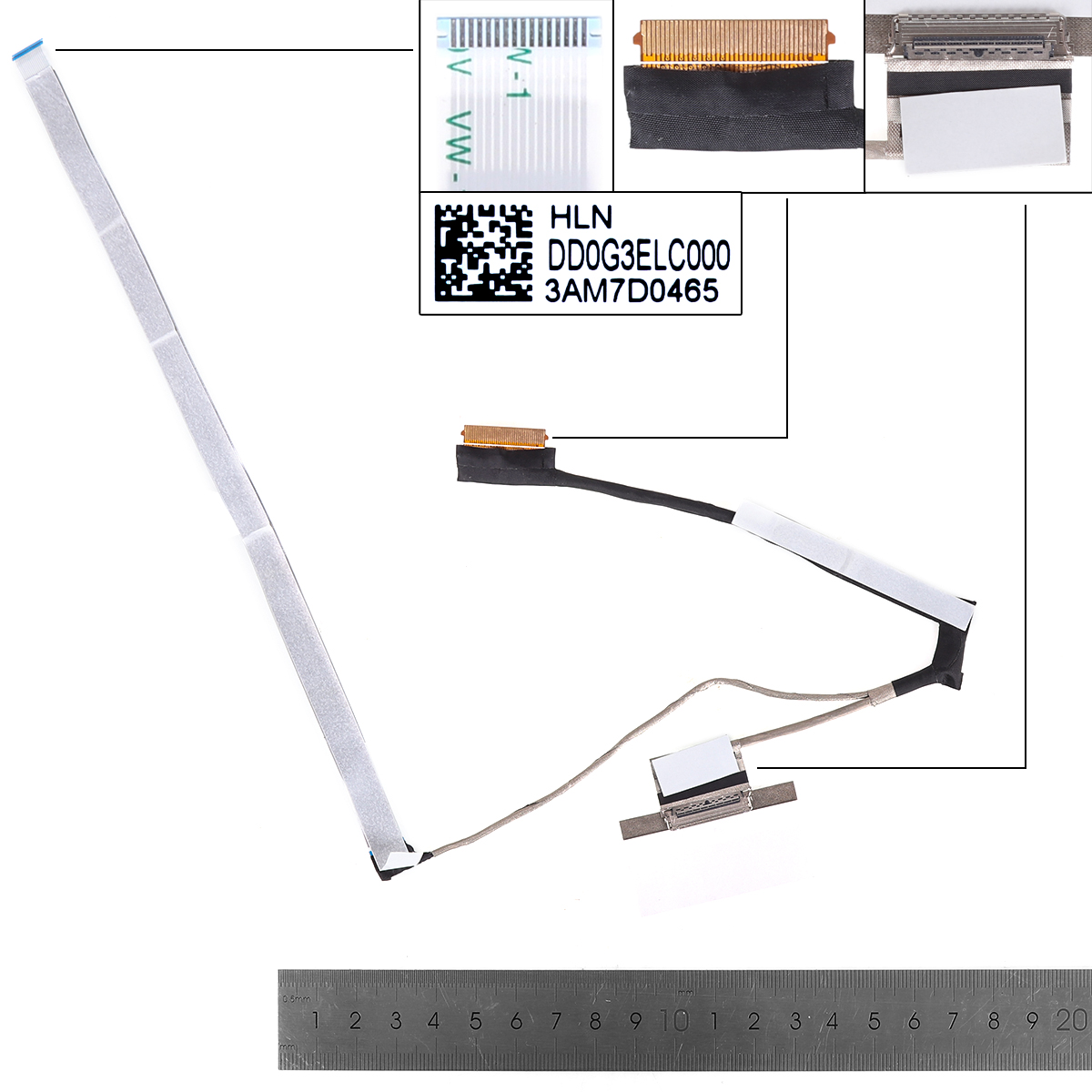 Picture of New LCD Display Screen Cable Replacement  For HP 15-EK 15-EN 0.4 40pin